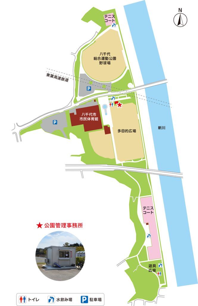 八千代総合運動公園_マップ